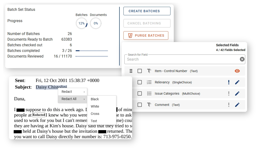Farsight eDiscovery Screenshots